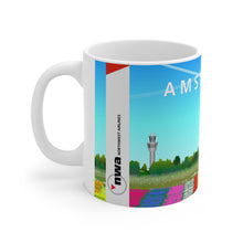 Load image into Gallery viewer, Ceramic Mug 11oz - NWA 2000s Amsterdam Tulip Field