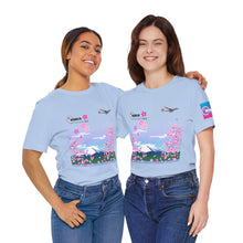Load image into Gallery viewer, Short Sleeve T-Shirt - Northwest Airlines Cherry Blossoms