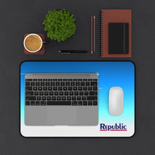 Load image into Gallery viewer, Desk Mat - Republic Express Saab 340 in Flight