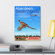 Load image into Gallery viewer, Destination Canvas Gallery Wrap - Northwest Orient Airlink - Aberdeen, SD - Mesaba Metroliner