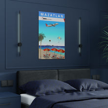 Load image into Gallery viewer, Destination Poster - NWA 2000s - Mazatlan A320