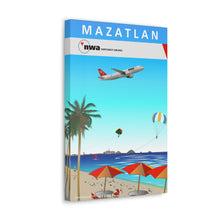 Load image into Gallery viewer, Destination Canvas Gallery Wrap - NWA 2000s - Mazatlan A320