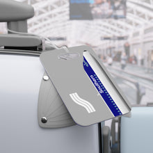 Load image into Gallery viewer, Luggage Tag - 2-sided acrylic - Southern 1970s Flightmark Logo and DC-9s