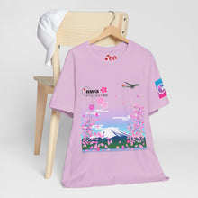 Load image into Gallery viewer, Short Sleeve T-Shirt - Northwest Airlines Cherry Blossoms