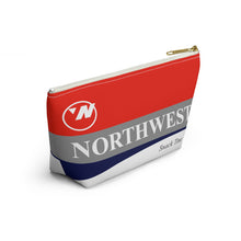 Load image into Gallery viewer, Packing Pouch - small, flat bottom, white zipper - Northwest 1990s - Snack Time