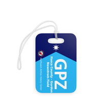 Load image into Gallery viewer, Luggage Tag - 2-sided acrylic - "Minnesota is our home" - GPZ with Saab 340