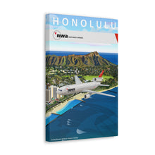 Load image into Gallery viewer, Destination Canvas Gallery Wrap - NWA 2000s - Honolulu Waikiki and Diamond Head