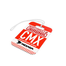 Load image into Gallery viewer, Luggage Tag - 2-sided acrylic - Northwest Airlink / Mesaba Hometown Series - Hancock/Houghton, Michigan