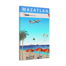 Load image into Gallery viewer, Destination Canvas Gallery Wrap - NWA 2000s - Mazatlan A320