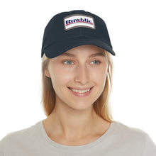 Load image into Gallery viewer, Twill Cap - Leather Patch - Republic MTM Logo