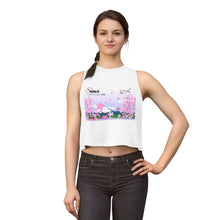 Load image into Gallery viewer, Women's Crop Top - Northwest Airlines Cherry Blossoms