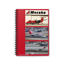 Load image into Gallery viewer, Spiral Notebook - Ruled Line - Mesaba Aircraft Gallery