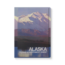 Load image into Gallery viewer, Softcover Journal - 1970s Northwest Destination Poster Series - Alaska