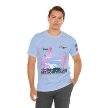 Load image into Gallery viewer, Short Sleeve T-Shirt - Northwest Airlines Cherry Blossoms