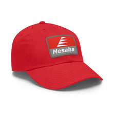 Load image into Gallery viewer, Twill Cap - Leather Patch - Mesaba 1990s "Pennants" Logo