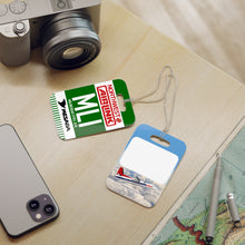 Load image into Gallery viewer, Luggage Tag - 2-sided acrylic - Northwest Airlink / Mesaba Hometown Series - Moline/Quad Cities, Illinois/Iowa