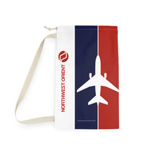 Load image into Gallery viewer, Laundry Bag / Jumbo Packing Bag - Northwest 1970s with 747 and DC-10