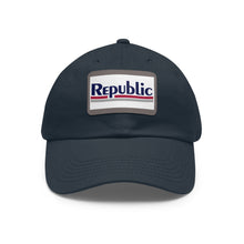 Load image into Gallery viewer, Twill Cap - Leather Patch - Republic MTM Logo