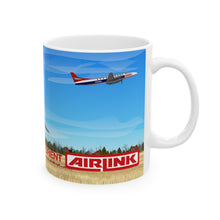 Load image into Gallery viewer, Ceramic Mug 11oz - Northwest Orient Airlink - Aberdeen, SD - Mesaba Metroliner