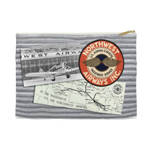 Load image into Gallery viewer, Zipper Pouch - Northwest Airways (1926) Heritage Series
