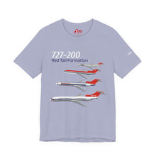 Load image into Gallery viewer, Short Sleeve T-Shirt - Northwest Boeing 727-200 Livery Formation