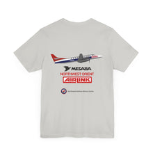 Load image into Gallery viewer, Short Sleeve T-Shirt - Mesaba 80th Anniversary - Northwest Airlink Metroliner