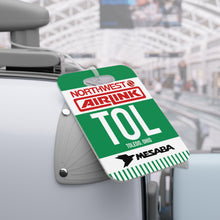 Load image into Gallery viewer, Luggage Tag - 2-sided acrylic - Northwest Airlink / Mesaba Hometown Series - Toledo, Ohio