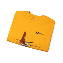 Load image into Gallery viewer, Crewneck Sweatshirt - Heavy Blend™ - Bonanza 1960s logo on F-27