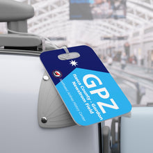 Load image into Gallery viewer, Luggage Tag - 2-sided acrylic - "Minnesota is our home" - GPZ with Saab 340