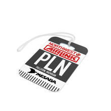 Load image into Gallery viewer, Luggage Tag - 2-sided acrylic - Northwest Airlink / Mesaba Hometown Series - Pellston, Michigan