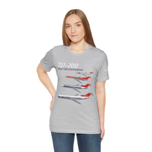 Load image into Gallery viewer, Short Sleeve T-Shirt - Northwest Boeing 727-200 Livery Formation