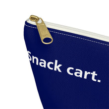 Load image into Gallery viewer, Packing Pouch - small, flat bottom, white zipper - Northwest 2000s "Snack Cart"
