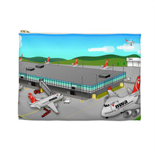 Load image into Gallery viewer, Zipper Pouch - Chibi NWA 2000s fleet flying and at the airport