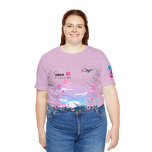 Load image into Gallery viewer, Short Sleeve T-Shirt - Northwest Airlines Cherry Blossoms
