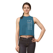 Load image into Gallery viewer, Women's Crop Top - North Central Airlines / Herman Logo Pattern