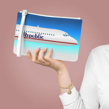Load image into Gallery viewer, Clutch Bag - Republic MTM Logo and Aircraft