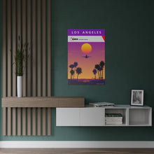 Load image into Gallery viewer, Destination Poster - NWA 2000s - Los Angeles Sunset - Premium Satin