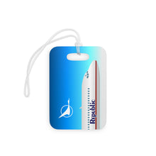 Load image into Gallery viewer, Luggage Tag - 2-sided acrylic - Republic MTM Scheme DC-9 and Saab 340