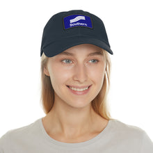 Load image into Gallery viewer, Twill Cap - Leather Patch - Southern "Flightmark" Logo