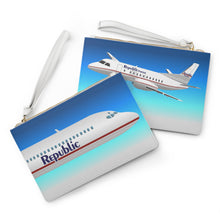 Load image into Gallery viewer, Clutch Bag - Republic MTM Logo and Aircraft