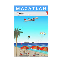 Load image into Gallery viewer, Destination Canvas Gallery Wrap - NWA 2000s - Mazatlan A320
