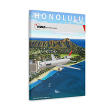 Load image into Gallery viewer, Destination Canvas Gallery Wrap - NWA 2000s - Honolulu Waikiki and Diamond Head