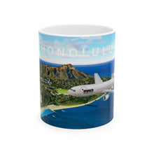 Load image into Gallery viewer, Ceramic Mug 11oz - NWA 2000s Honolulu Waikiki and Diamond Head