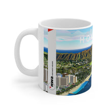 Load image into Gallery viewer, Ceramic Mug 11oz - NWA 2000s Honolulu Waikiki and Diamond Head