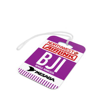 Load image into Gallery viewer, Luggage Tag - 2-sided acrylic - Northwest Airlink / Mesaba Hometown Series - Bemidji, Minnesota