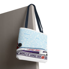 Load image into Gallery viewer, Tote Bag - Northwest Orient 1980s "The World is Going Our Way"