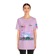 Load image into Gallery viewer, Short Sleeve T-Shirt - Northwest Airlines Cherry Blossoms