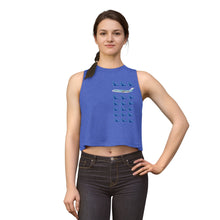 Load image into Gallery viewer, Women's Crop Top - Republic Airlines / Herman Logo Pattern