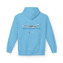 Load image into Gallery viewer, Fleece Hoodie - Midweight Softstyle - Republic DC-9-30 (early 1980s)