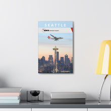 Load image into Gallery viewer, Destination Canvas Gallery Wrap - NWA 2000s - Seattle 747-400